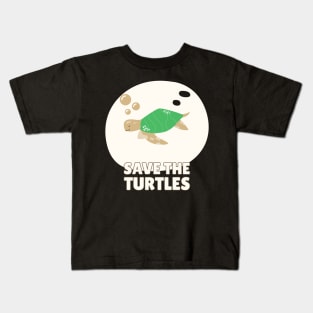 Save the turtles Kids T-Shirt